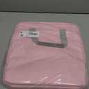 Famlife Zipper Binder with Strap - 2 Inch 3-Ring Trapper Keeper - 500-Sheet Pink Multi-Pocket Organizer Binder for School and Office