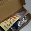 RCAWD Alloy TRX4M Portal Axle with Diff Locker Spool, Steering Servo and Center Drive Shaft Set for 1/18 TRX4M Front Rear Portal Axle Upgrades Part Silver