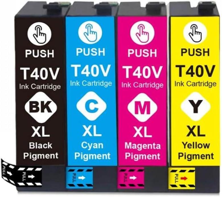 T40V XL Compatible with Ink Cartridges BK C M Y Use with SC-T5170 SC-T5170M SC-T3170 SC-T3170M SC-T2170