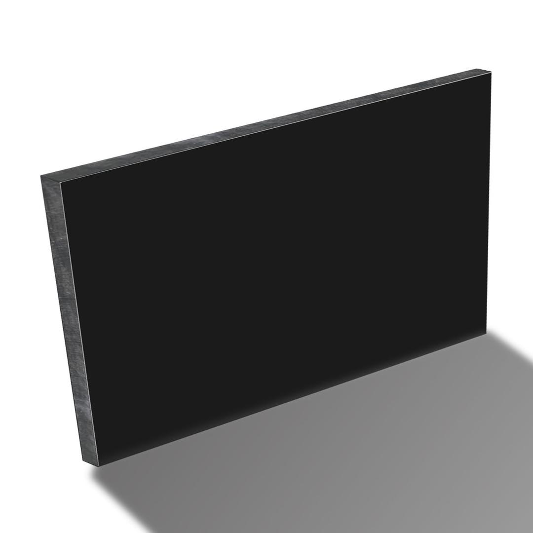 High-Density Polyethylene (HDPE) Plastic Sheet 3/4" Thick 8" X 12"- Black HDPE Sheet,for Machining, Home Improvements, DIY Projects, Engineering,High-Density Polyethylene Plastic Block (Pack of 1)