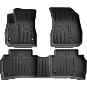 AOMSAZTO Floor Mats for Chevy Malibu 2016-2025 - 1st and 2nd Row All Weather Protection Car Liner for Chevrolet Malibu Accessories