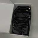 300W Charging Station for Multiple Devices, 8 Port Multi USB C Fast Charger Station Dock for MacBook iPhone 17/16/15/14/13/12 Samsung Pixel Series iPad, Black (6 Mixed Short Cables Included)