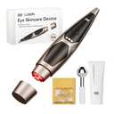 INIA 4-in-1 Eye Massager Tool Under Eye Red Light Therapy for Face, Eye Lift Depuffing Wand with Heat & Vibration for Dark Circles, Puffiness & Skin Firming – Enhances Skincare Routine