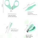 Qunlions life Baby Nail Trimmer Electric-12 in 1 Baby Nail Clippers Safe Baby Nail File Kit with a Nail Clipper, Scissor, Tweezers, and Nail Files