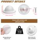 PlusRoc 16 Pack Self Adhesive Caster Wheels for Appliance, Load Capacity 14LBS Per Wheel, Mini Swivel Wheels Sliders Roller for Stand Mixers Air Fryers