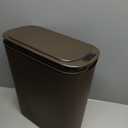 Cesun Bathroom Trash Can with Lid, 5 Gallon Motion Sensor Trash Can, Small Automatic Garbage Can, Touchless Smart Plastic Slim Wastebasket for Bedroom, Office, rv, Living Room, Brown