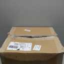 Christmas Kitchen Rugs Sets of 2, Red Christmas Tree & Black Santa - Snowman Double-Sided Print Kitchen Anti Fatigue Mat, Porch Decor Non Slip Door Mat 17x29 and 17x47 Inch