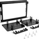NuIth Double DIN Installation Kit for Select 2004-2010 Ford Edge/Explorer /F150/Fusion/Expedition 2004-2009 Mercury Double DIN Radio Install Dash Kit