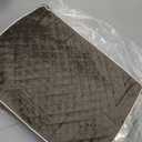 Orthopedic Waterproof Extra Large Dogs Bed with Removable Washable Cover, Multi-Needle Quilting XL Crate Bed for Large Sized Dog, Light Grey