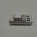 Peakeep Digital Alarm Clock for Bedroom Bedside, Loud Alarm Clock for Heavy Sleepers, Large Big LED Numbers for Seniors, Battery Backup Plug in Electric Clock with USB Charger (Blue)