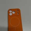 Miracase Magnetic for iPhone 17 Pro Case, Compatible with MagSafe, Integrated Silicone Camera Control Cover, 3.0mm Thicken Shockproof Drop Protection Phone Case for 17 Pro,Orange