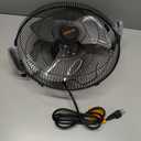 14" Misting Fan, Magnetic Misting Fans for Outside, Up to 26ft Cooling Mist, 2-in-1 Floor & Wall-Mounted Fan Mister, 3-Speed, 180 Adjustable Tilt, Portable for Patio, Backyard