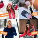 NUOBESTY Handwoven Nose Warmer Breathable Nose Cover for Men Women Antifreeze Nasal Mask to Keep Warm During Skiing Running and Outdoor Activities Grey