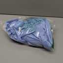 Mens Casual Long Sleeve Cotton Linen Shirts Button Down Solid Plain Roll-Up Sleeve Summer Beach Shirts (Large, Blue)