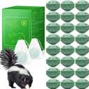 24 Pack Skunk Repellent for Yard - Bat Repellent, Mouse Repellent for Cars Energine, Keep Rodent Away for Yard, Safe for Pets & Children (Yellow)