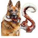 Indestructible Dog Toys for Aggressive Chewers, Tough and Durable Chew Toys for Large Medium Dogs, Interactive Dog Chew Toys to Keep Them Busy (B Squirrel)