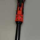 3/8" Extended Cordless Ratchet Wrench Compatible with Milwaukee 18V Batteries, 320 RPM, 80 N.m Electric Power Ratchet Wrench, Built-in LED Light, Extended 6-inch Long Neck