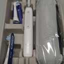 Oral-B iO Deep Clean Rechargeable Electric Toothbrush, White, iO Series 3 Limited, 2 Brush Heads, Travel Case, Pressure Sensor, 3 Cleaning Settings, 2-Minute Timer (1 Count (Pack of 1))