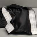 MIULEE 2 Panels Back Tab Blackout Curtains 96 Inch Long for Living Room Bedroom, Halloween Black Rod Pocket/Pinch Pleated Thermal Insulated Room Darkening Light Blocking Floor to Ceiling Curtain/Drape