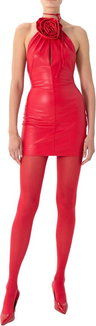 Ronny Kobo Womens Judi Dress (Large, Crimson)