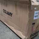 COLAMY Tufted Dining Chairs Set of 2, Accent Parsons Diner Chair Upholstered Fabric Stylish Kitchen Chairs with Solid Wood Legs and Padded Seat, Leaf Pattern