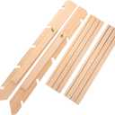 PartyKindom 5tier Wooden Jewelry Display Stand Earring Holder and Organizer Sturdy Multi-functional Riser for Retail Jewelry Showcase Lightweight and Portable for Business Use