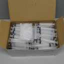125 Pack Jello Syringes with Caps, 10ml Reusable Plastic Syringes for Party Desserts, Jelly, Pudding, Juice - BPA-Free Halloween Thanksgiving Christmas Birthday Supplies