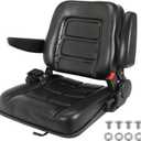 Universal Forklift Seat, Tractor Seat,with Micro Switch and Safety Belt,for Tractor, Mower, Skid, Loader, Telehandler, Backhoe, Excavator Dozer