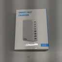 USB C Charger Block,200W GaN 8 Port USB C Charging Station USB Hub Block Cube Type C & USB A Wall Charger Power Adapter for Multiple Devices Apple iPhone 16/15/14,Steam Deck,MacBook Pro/Air,iPad Pro (White)