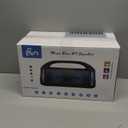 LFS Bluetooth Speaker,100W Loud Speakers Bluetooth Wireless with Deep Bass, LED Lights, IPX6 Waterproof, 30H Playtime, Portable Outdoor Speaker Boombox for Camping,Beach, Party (Matte Black)