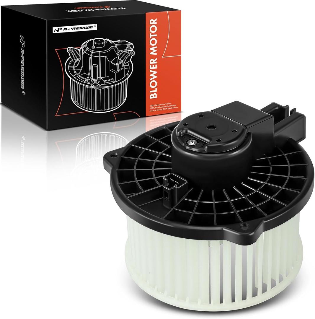 A-Premium HVAC A/C Heater Blower Motor with Fan Cage Compatible with Mazda Vehicles - 2014-2018 3, 2013-2016 CX-5