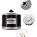 24V Permanent Magnet Electric Motor Generator 250W Small Brushed Permanent Magnet