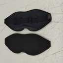 2 Packs Sleep Mask for Side Sleeper, Eye Mask for Sleeping Women Men, 3D Contoured Cup No Eye Pressure 100% Light Blocking Sleeping Mask with Adjustable Strap Night Blindfold Flight, Nap, Black