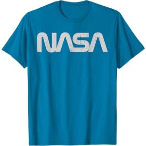 Vintage NASA logo tee Simple Worm Logo Distressed Retro NASA T-Shirt, Medium Vintage NASA logo tee Simple Worm Logo Distressed Retro NASA T-Shirt, Medium