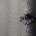 100% Hand-Painted White Flower Art Oil Painting, Modern Home Furnishing Canvas Painting Decoration, 3D Abstract Mural Painting,24x24 inch Frame Wall Art Hanging (Eft003)