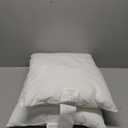 Nestl 2 Pack Toddler Pillow for Sleeping 13 x 18, Small Kids Pillow for Travel, Car, School, Nap, & Toddler Bed, Machine Washable Soft Cotton Child 2 Year Old and Up - White