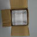 1 Pack Square Glass Vase 4" x 4" x 4", Clear Flower Vase for Centerpieces, Candle Holder for Wedding Party Events, Home Dcor