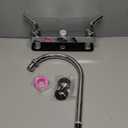 Pacific Bay Lynden Modern High Arc Kitchen Sink Faucet - Metallic Plating Over ABS Plastic - (Polished Chrome)