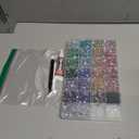 6100Pcs Jelly Resin Rhinestones for Crafting with 2Pcs 10ml B7000 Jewelry Glue, 1 Box Flatback Crystals Diamond (Clear AB) for Bedazzling Crafts DIY Nail Art Non Hotfix Gems for Clothing Shoes