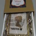 AELS 5x7 Inch Vintage Picture Frame, Elegant Antique Photo Frames with Glass Front, Photo Display, Tabletop Wall Hanging, Gift Ideas (Gold)