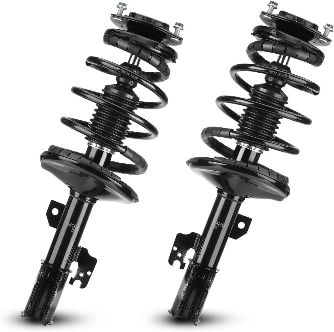 Front Complete Strut Shock Absorber with Coil Spring Fit for Toyota Camry LE SE XLE 2002 2003,for Lexus ES300 3.0L 2002 2003, 171490 171491 (Set of 2)