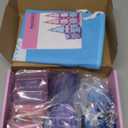Unicorn Magnetic Tiles 49pcs Magical Unicorn Toys for Girls Aged 4-8, Magnetic Building Blocks, STEM Construction Toy with 4 Unicorn Dolls and Dragon, Diamond 3D Educational Gift for Girls & Boys