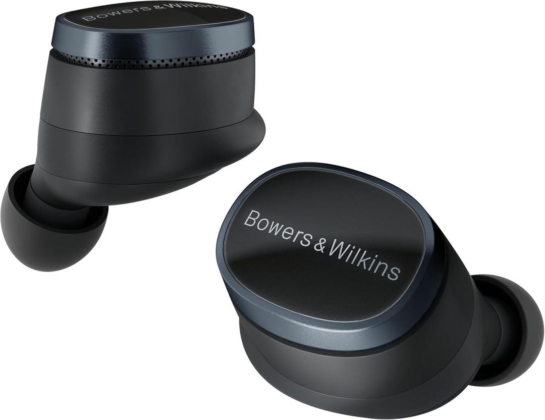 Bowers & Wilkins Pi8 Bluetooth Wireless Earbuds (Anthracite Black), in-Ear Bluetooth Earphones with Qualcomm Chipset & aptX Lossless, Active Noise Cancelling Earbuds, 3 Built-in Mics, 15-Min Charging