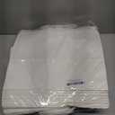 Bakepacker 60-Pack Wide Large Size Paper Bags With Handles Bulk 12.6"x4.3"x10" White Party Shopping Bags