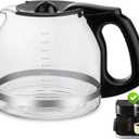 12-CUP Glass Replacement Coffee Carafe ONLY for KEURIG K-DUO Single Serve & Carafe Coffee Maker | NOT the K-Duo Essentials Model
