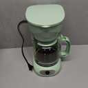 MELLERHOME 12-Cup Drip Green Coffee Maker, Borosilicate Carafe, Auto-Off, Reusable Filter, Anti-Drip, Keep-Warm Function, Clear Water Level Window, Green Kitchen Accessories & Dcor