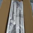 Air Conditioner Support Bracket: Heavy Duty with 2 Arms, Up to 220 lbs, Universal Window Units for 5,000 to 24,000 BTU, Anti-Slip AC Window Bracket with Level Indicator