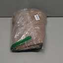 MIULEE Decorative Throw Pillow Covers Neutral Linen Fringe Throw Pillows Euro Shams Set of 2 Cocoa Brown Boho Farmhouse Cushion Covers for Couch Sofa Bed Living Room Spring Home Decor 24x24 Inch