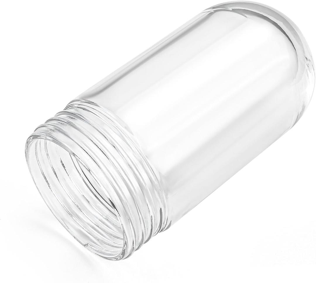 L10-X007 Glass Light Bulb Cover for Walk-in Refrigerators and Hood Bulbs 31900, Shatter Proof Glass Light Globe Cover Replacement for Kitchen, Outdoor and Commercial Light Fixture