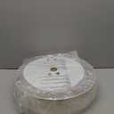 VONLUCE Modern Chandeliers, 18" Drum Chandeliers with 2-Layer Fabric Shade, 4-Light Pendant Light Fixture with E26 Bases, Light Fixture for Dining Room Bedroom Living Room, Linen Shade & Brass Finish (Brushed Gold)